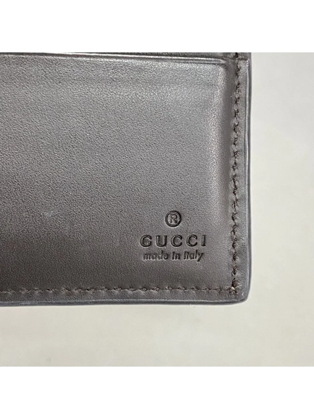 ★SOLD★ Gucci Billfold GG Supreme Sherry Line Brown Wallet - Picture 4 of 8